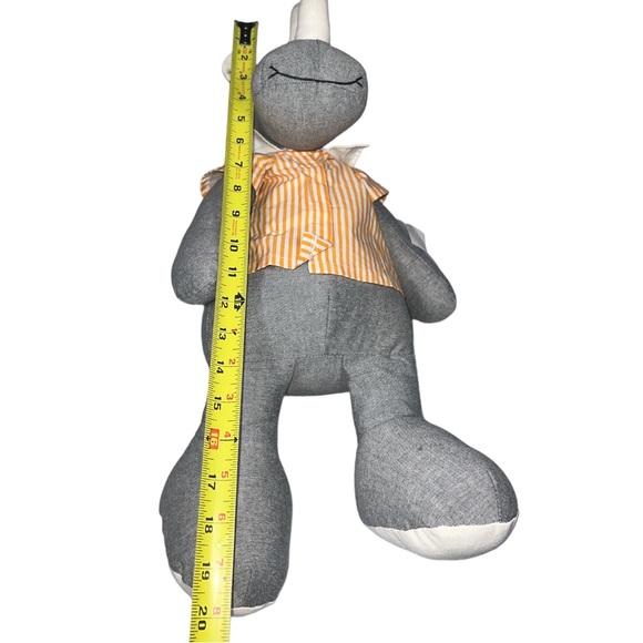 RHINOCEROS ROSCOE THE RHINO PLUSH TOY EXCLUSIVELY FOR PAPERSOURCE NWT 20” - Picture 7 of 7